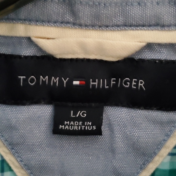 Tommy Hilfiger Short Sleeve Button Down L - Picture 4 of 5